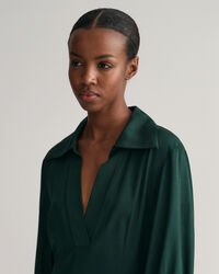 Slim Fit jurk met brede manchetten