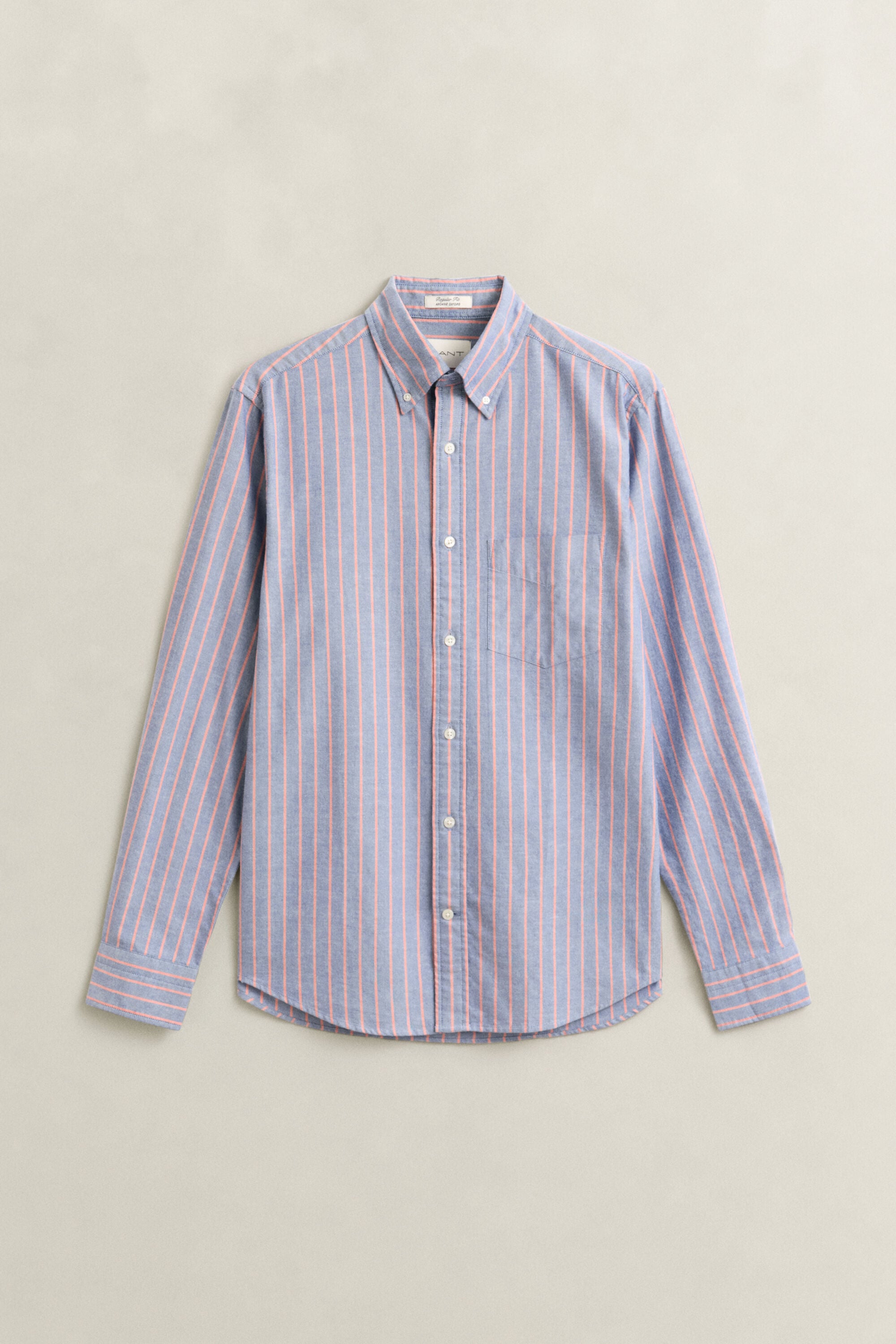 Chemise en coton Oxford classique à rayures