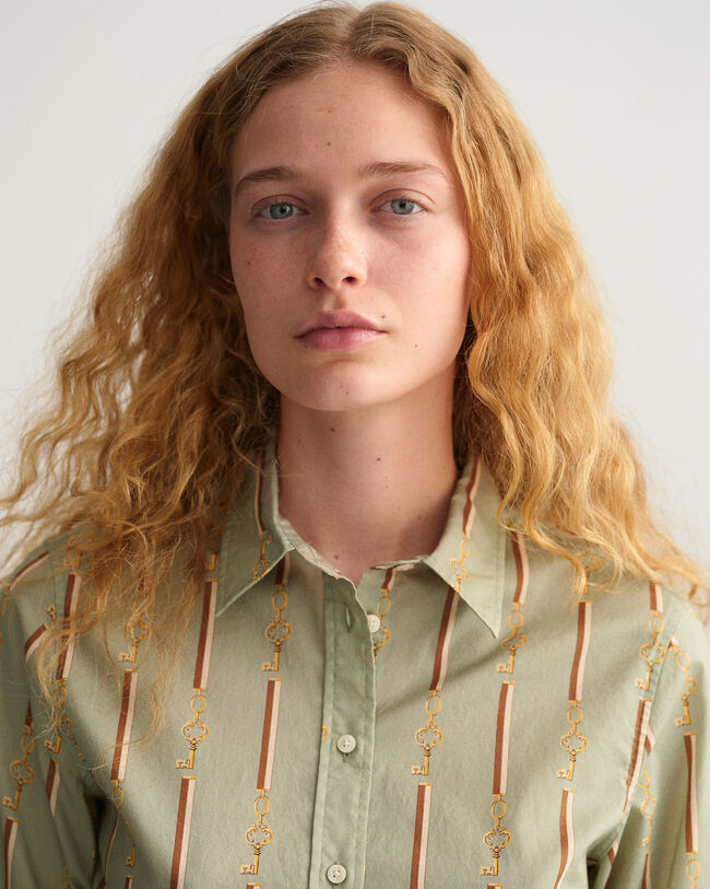 Chemise regular fit en voile de coton American Luxe