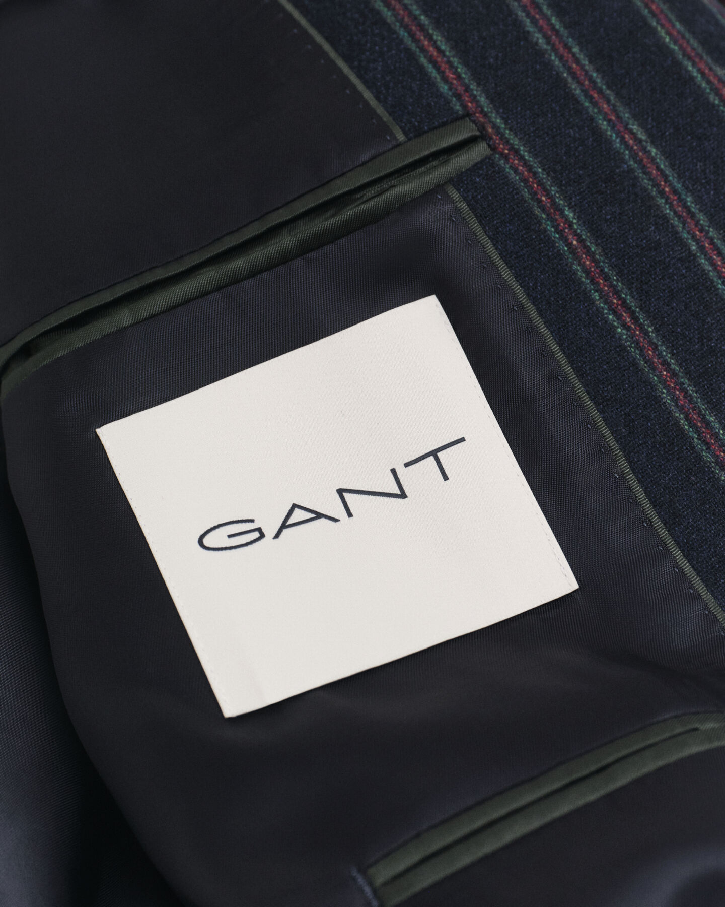 Flanellen Club blazer met strepen