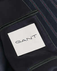 Flanellen Club blazer met strepen