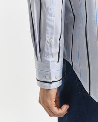 Relaxed Fit Classic hemd van poplin met strepen