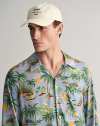 Chemise relaxed fit à manches courtes Hawaiian Print