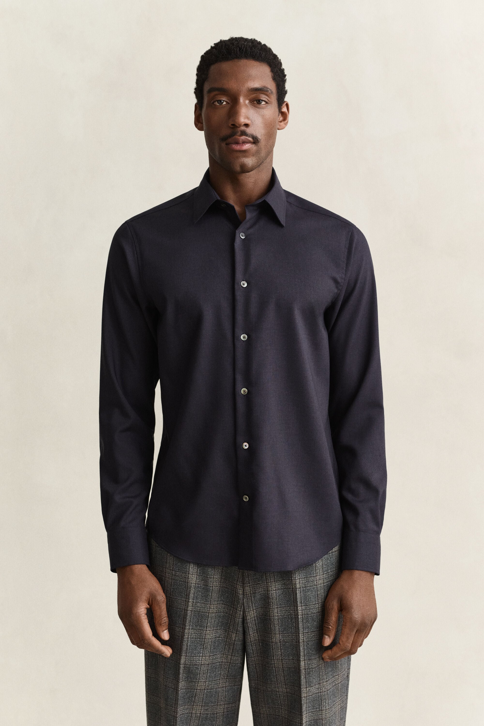 Chemise en laine mérinos