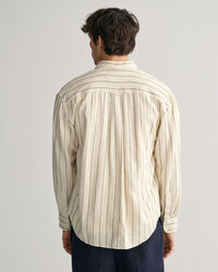 Chemise relaxed fit Slub Striped
