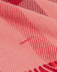 Wollen sjaal met grote ruiten