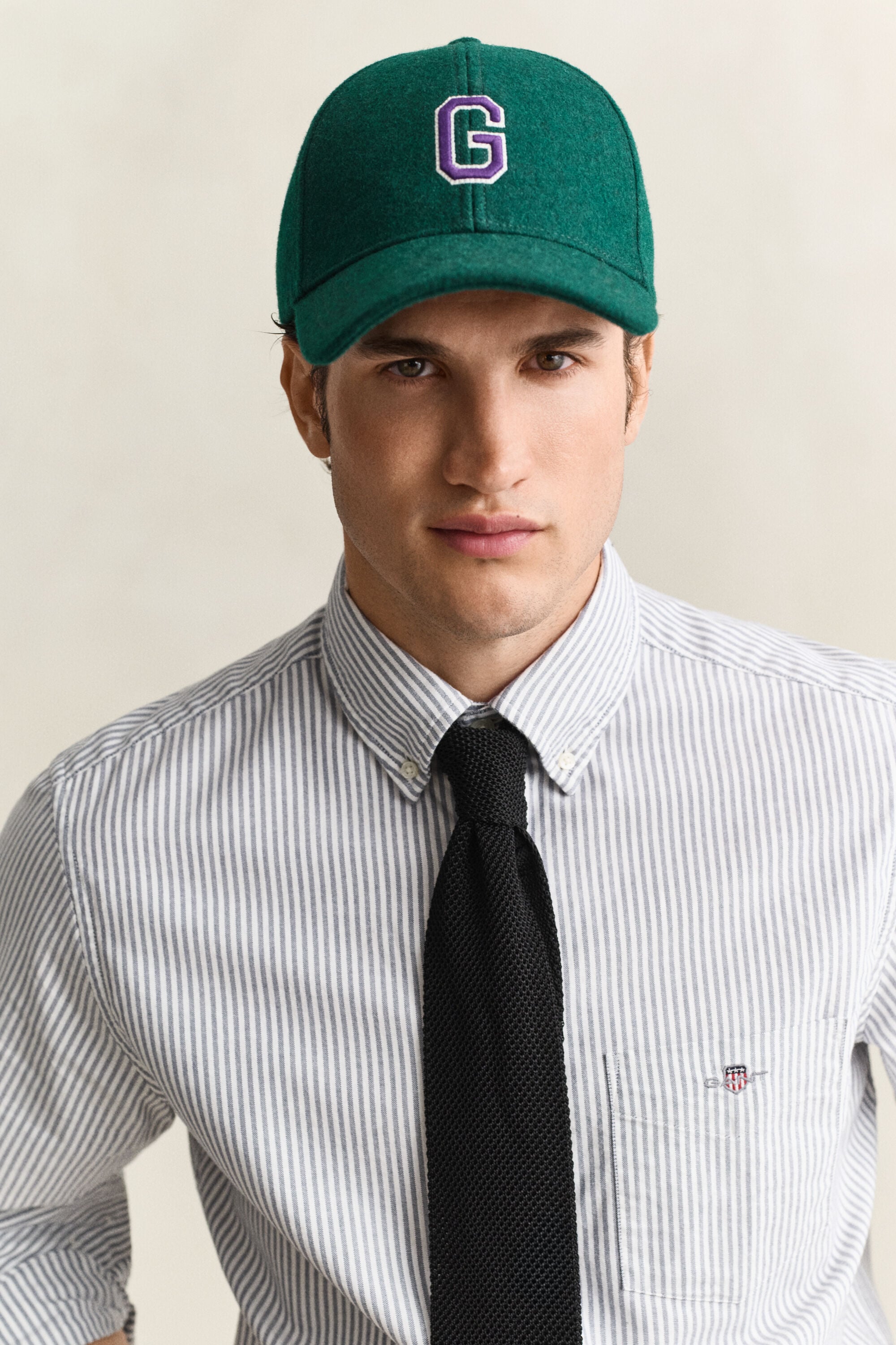Classic Regular gestreept Oxford-hemd