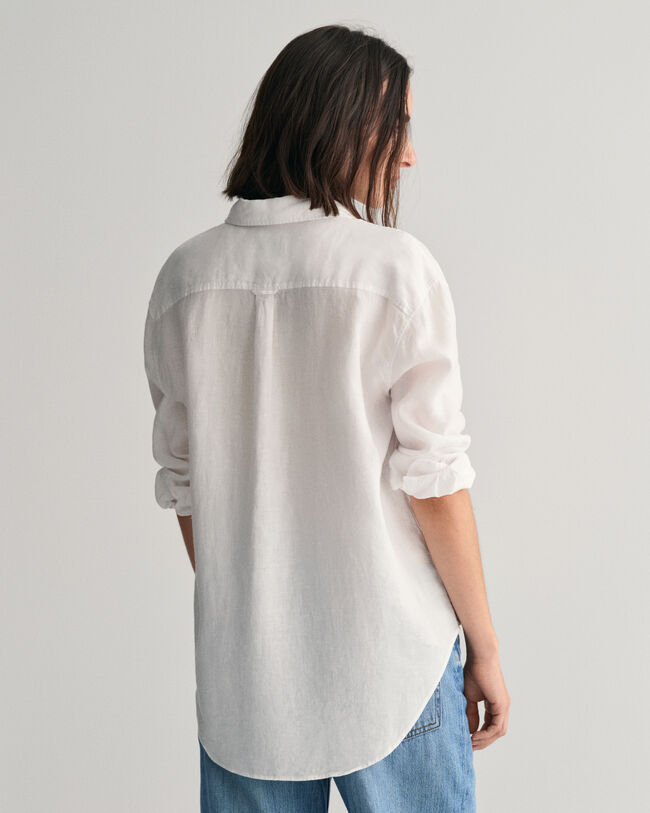 Relaxed Fit linnen blouse
