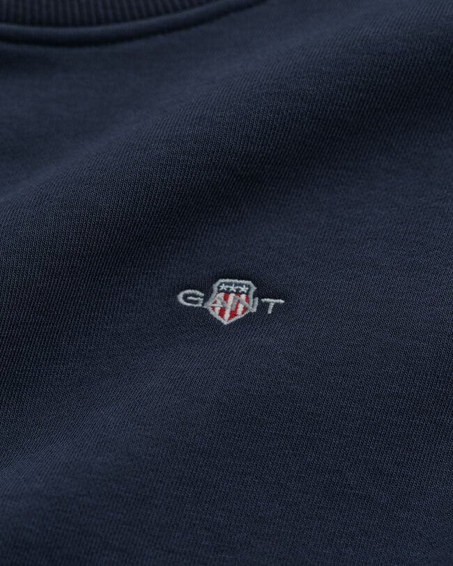 Robe sweat col rond avec écusson