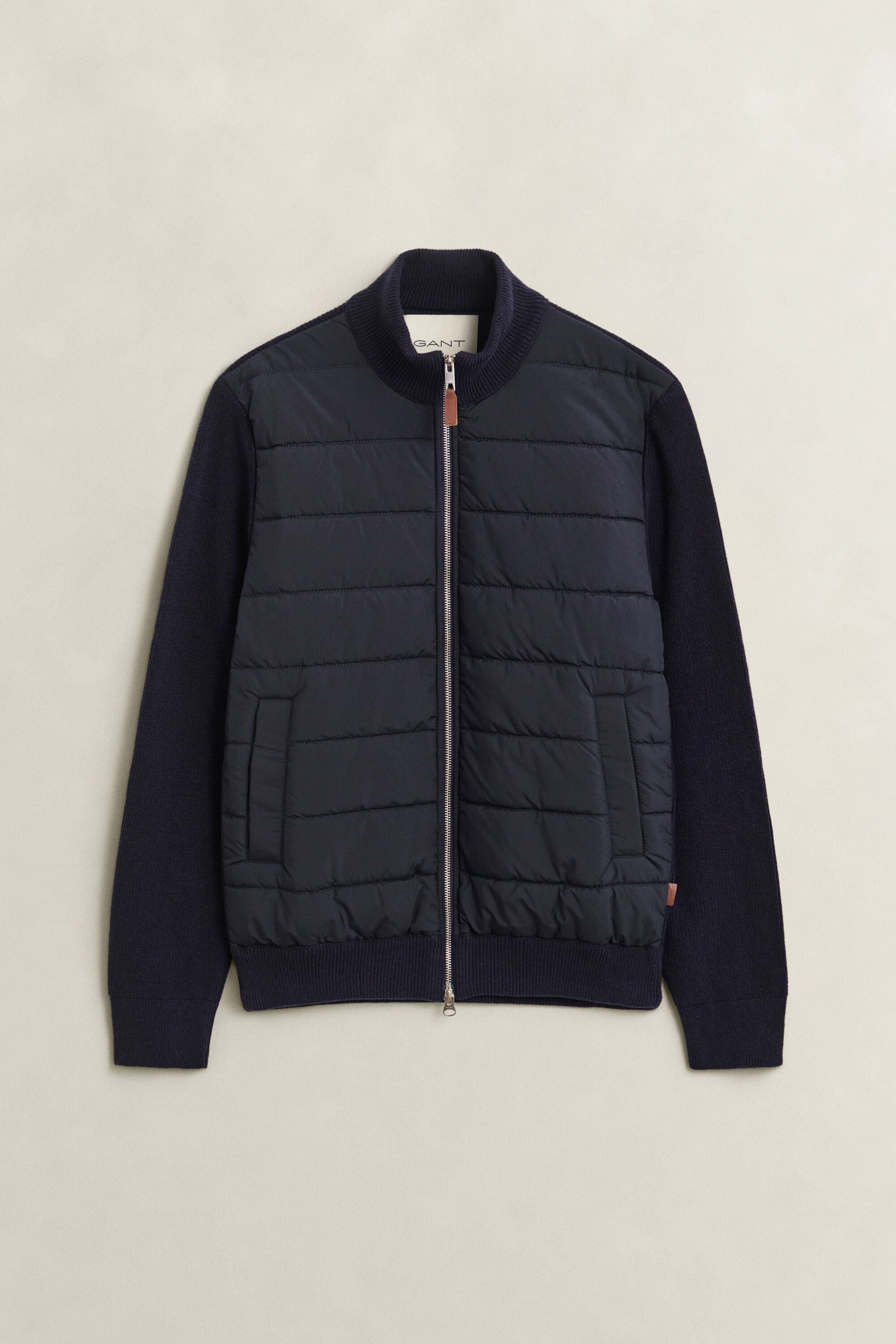 Hybride vest met ritssluiting