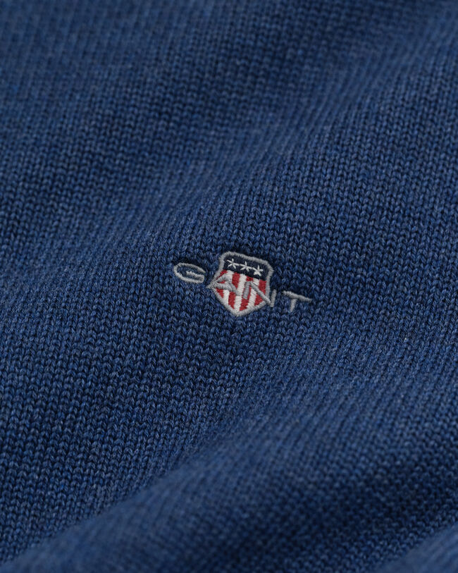 Pull en coton décontracté à demi-zip