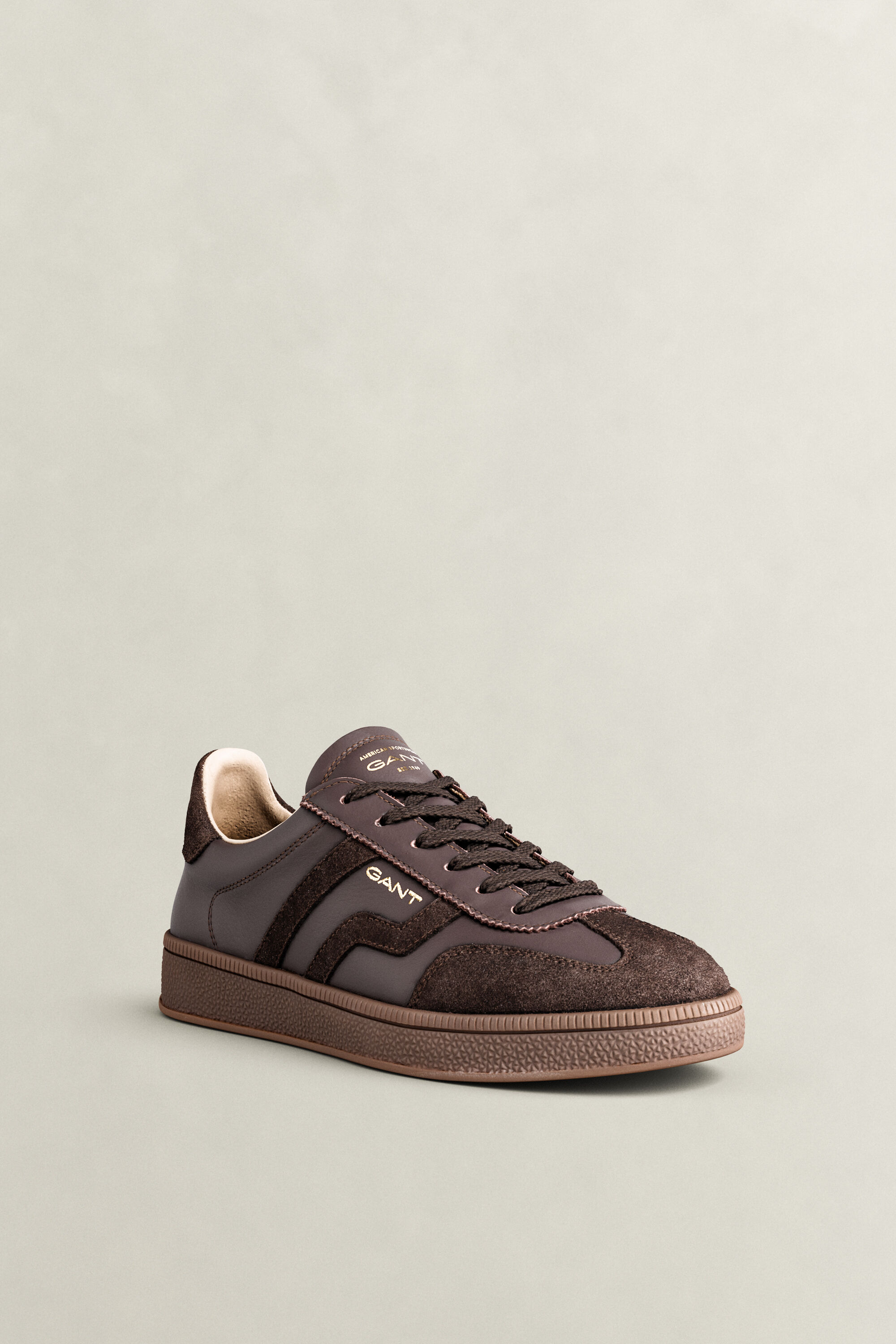 Cuzima-sneakers van suède-leer