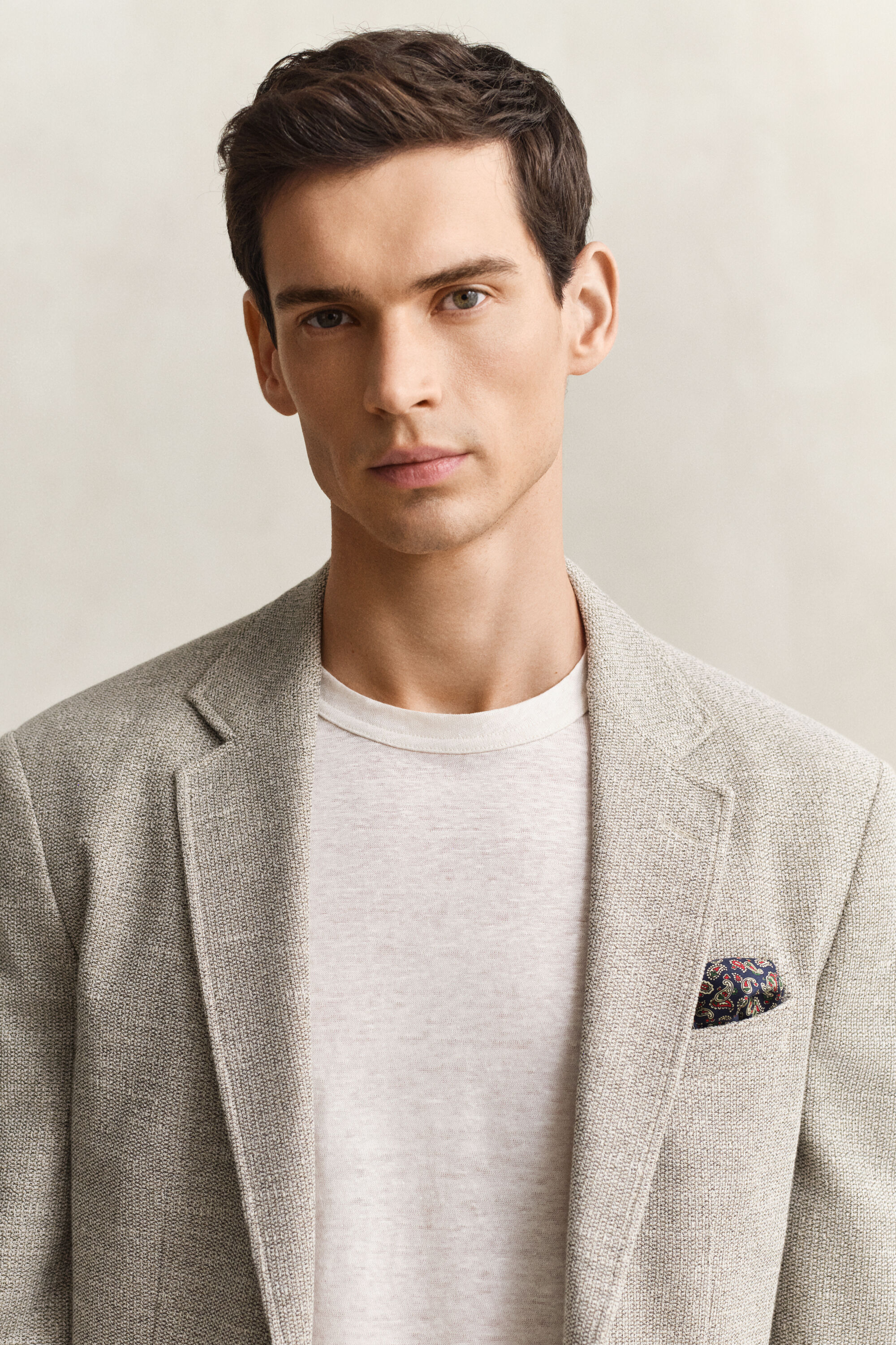 Veste blazer en maille de jersey