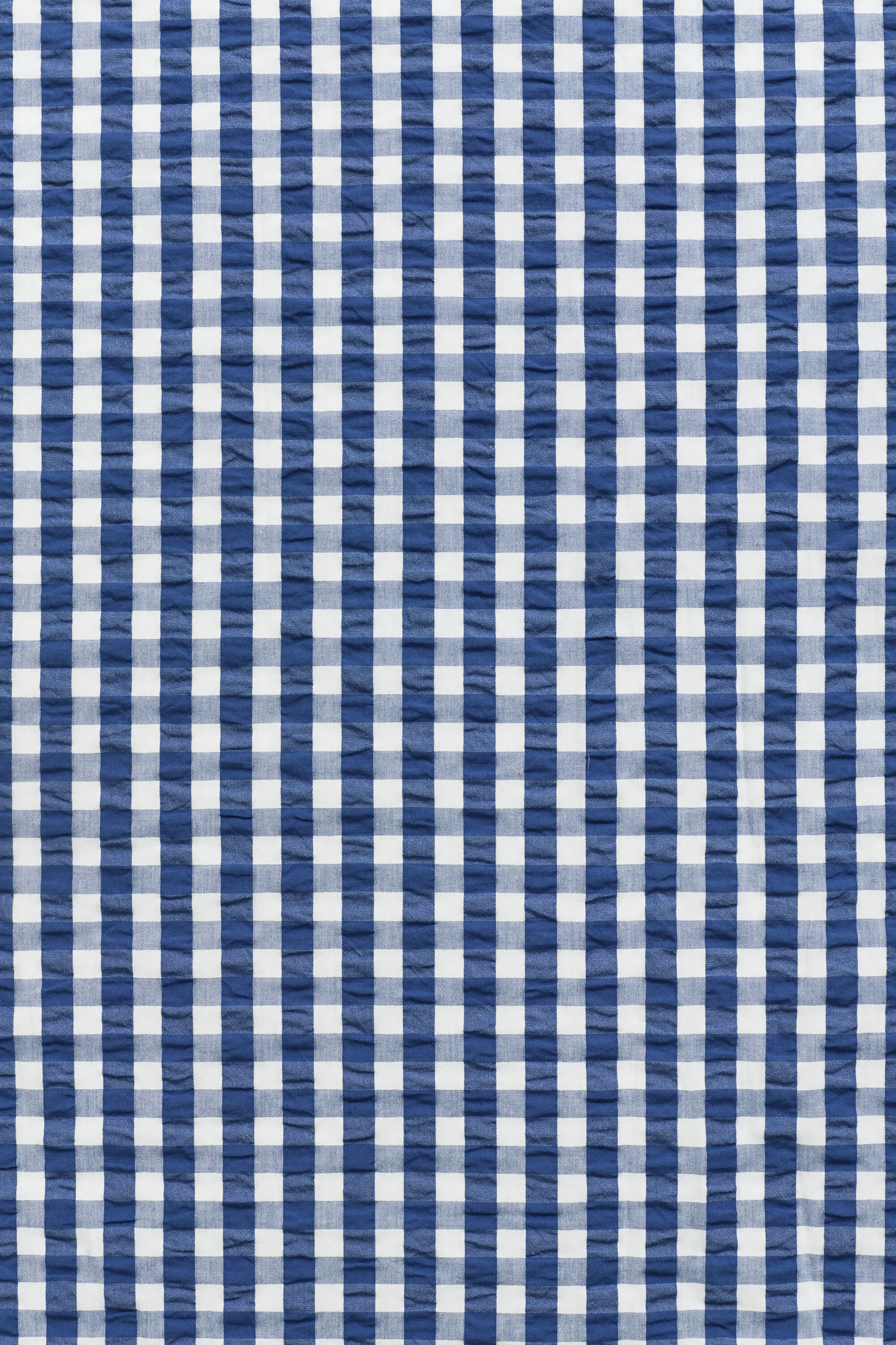 Housse de couette simple en seersucker à carreaux