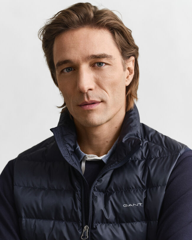 Lichte donsbodywarmer