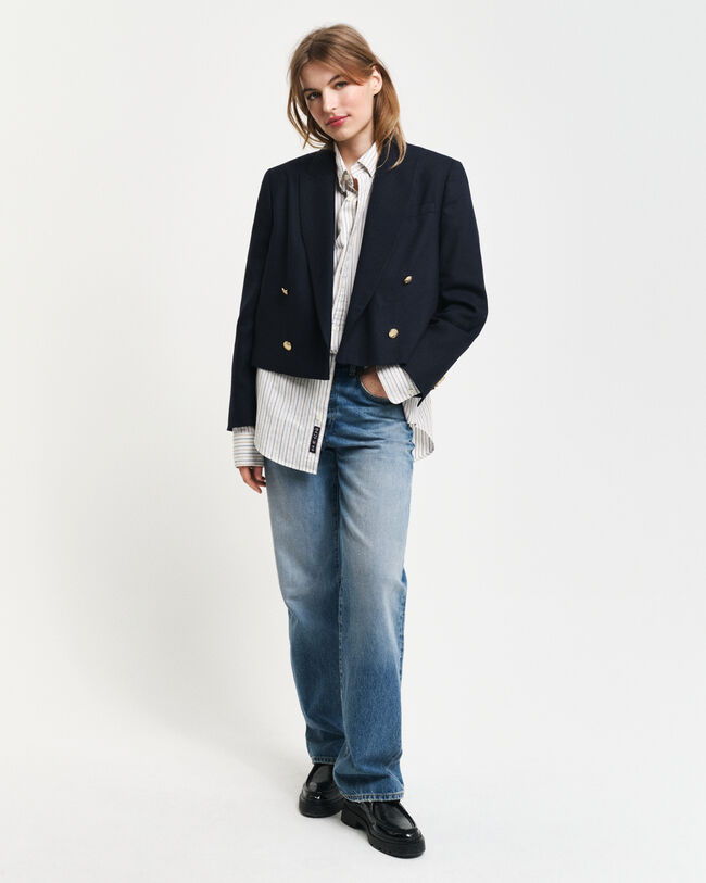 Regular Fit klassiek Oxford-hemd met strepen