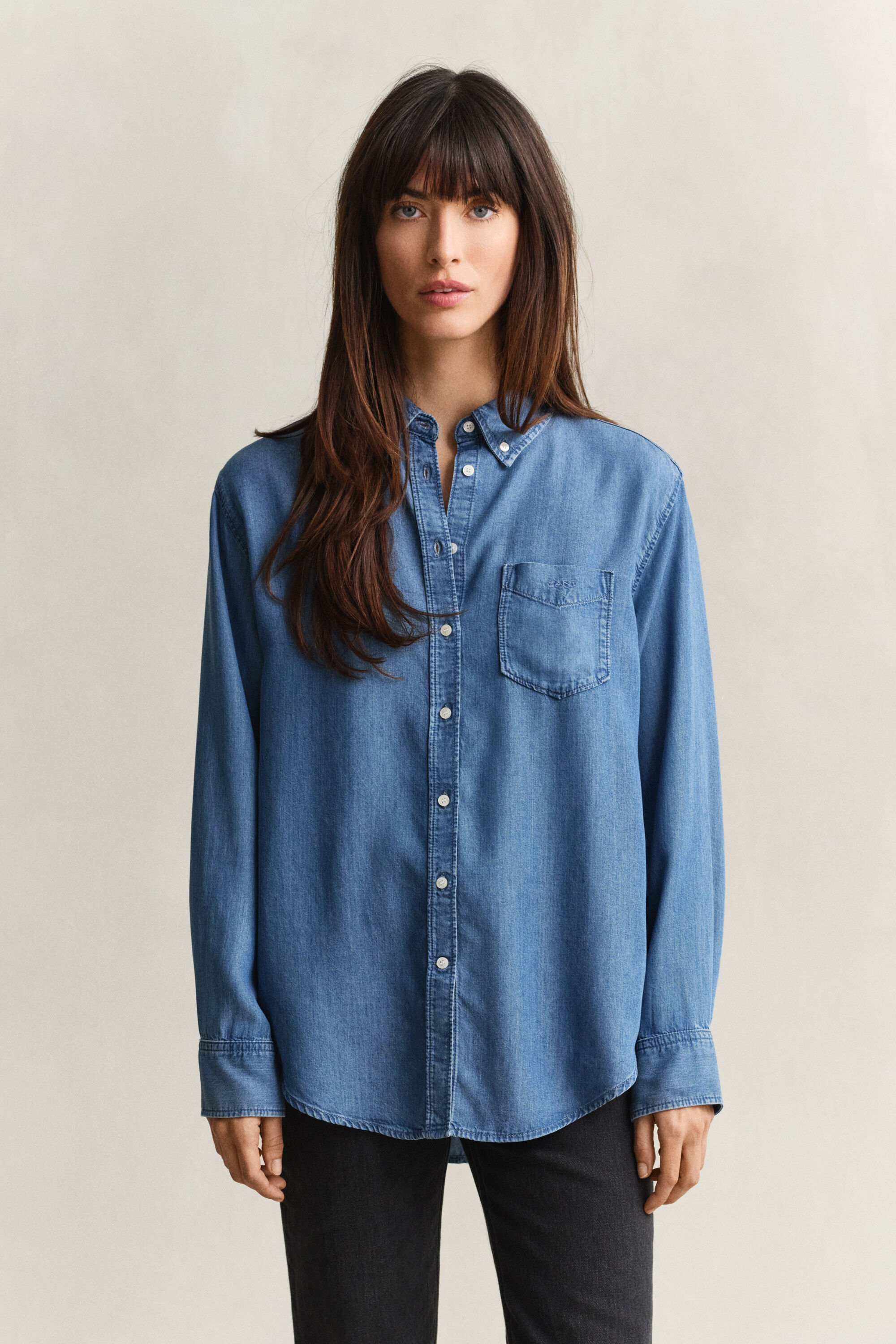 Chemise indigo