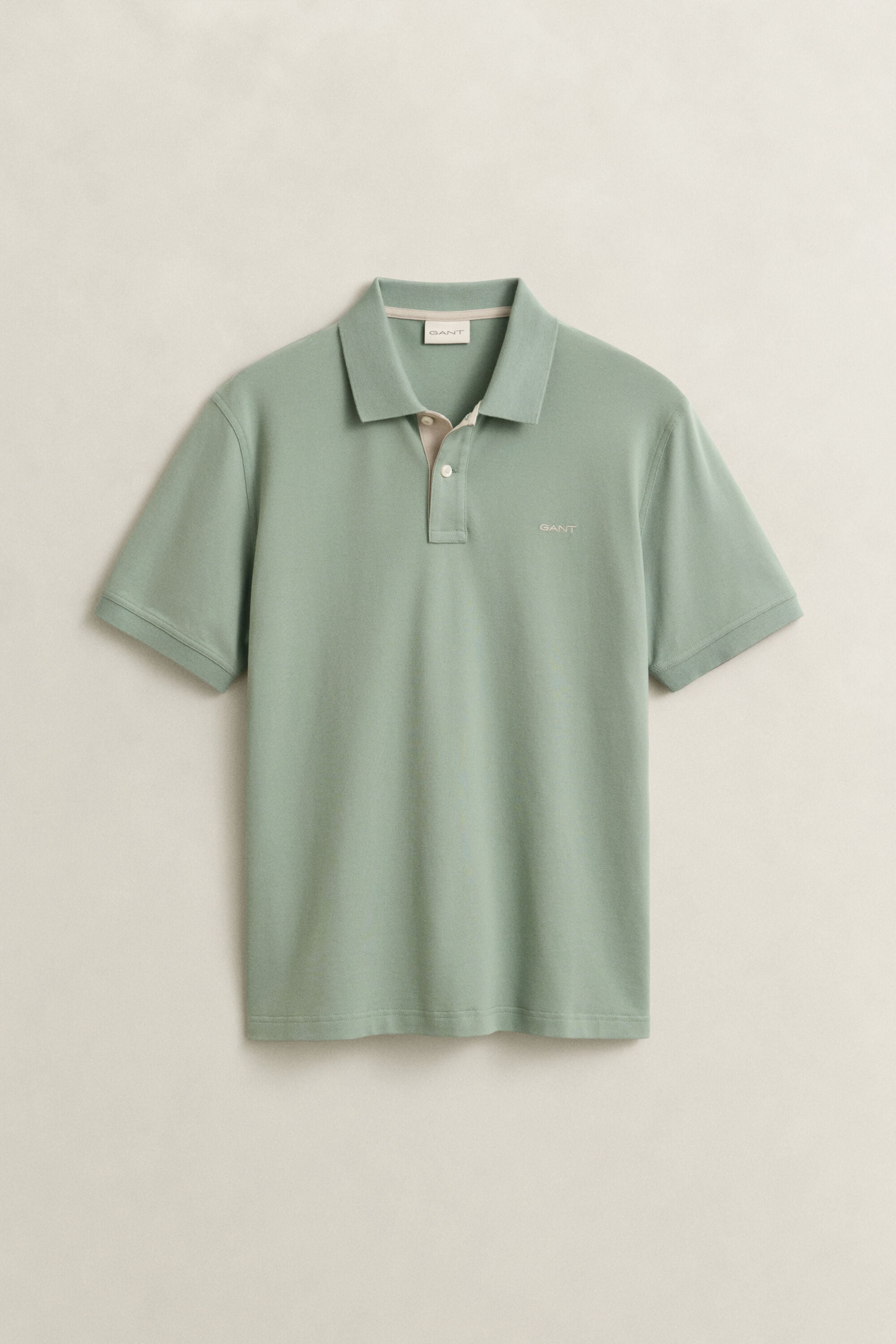 Polo en coton piqué contrastant