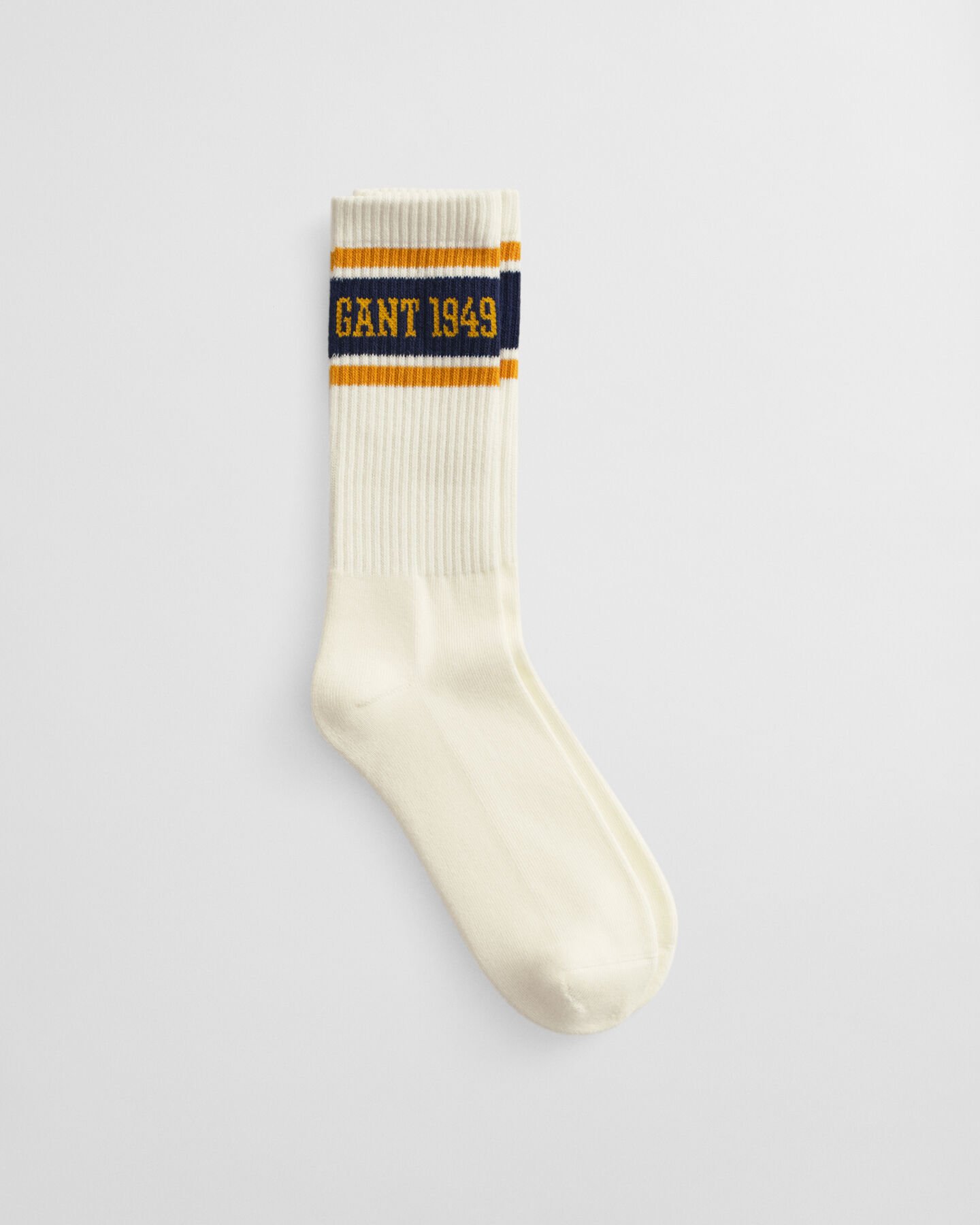 Chaussettes de sport rayées avec logo