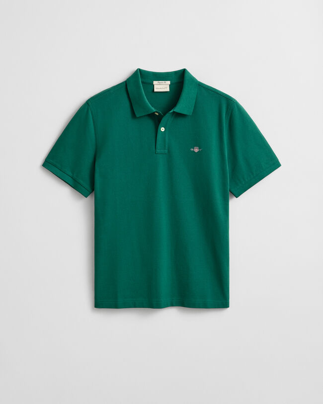 Regular Fit Shield piqué poloshirt