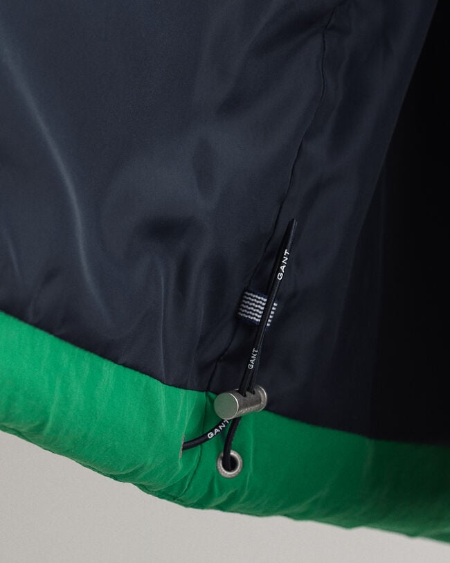 Gewatteerde bodywarmer met blokken