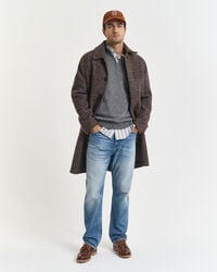 Kasjmier trui met korte rits