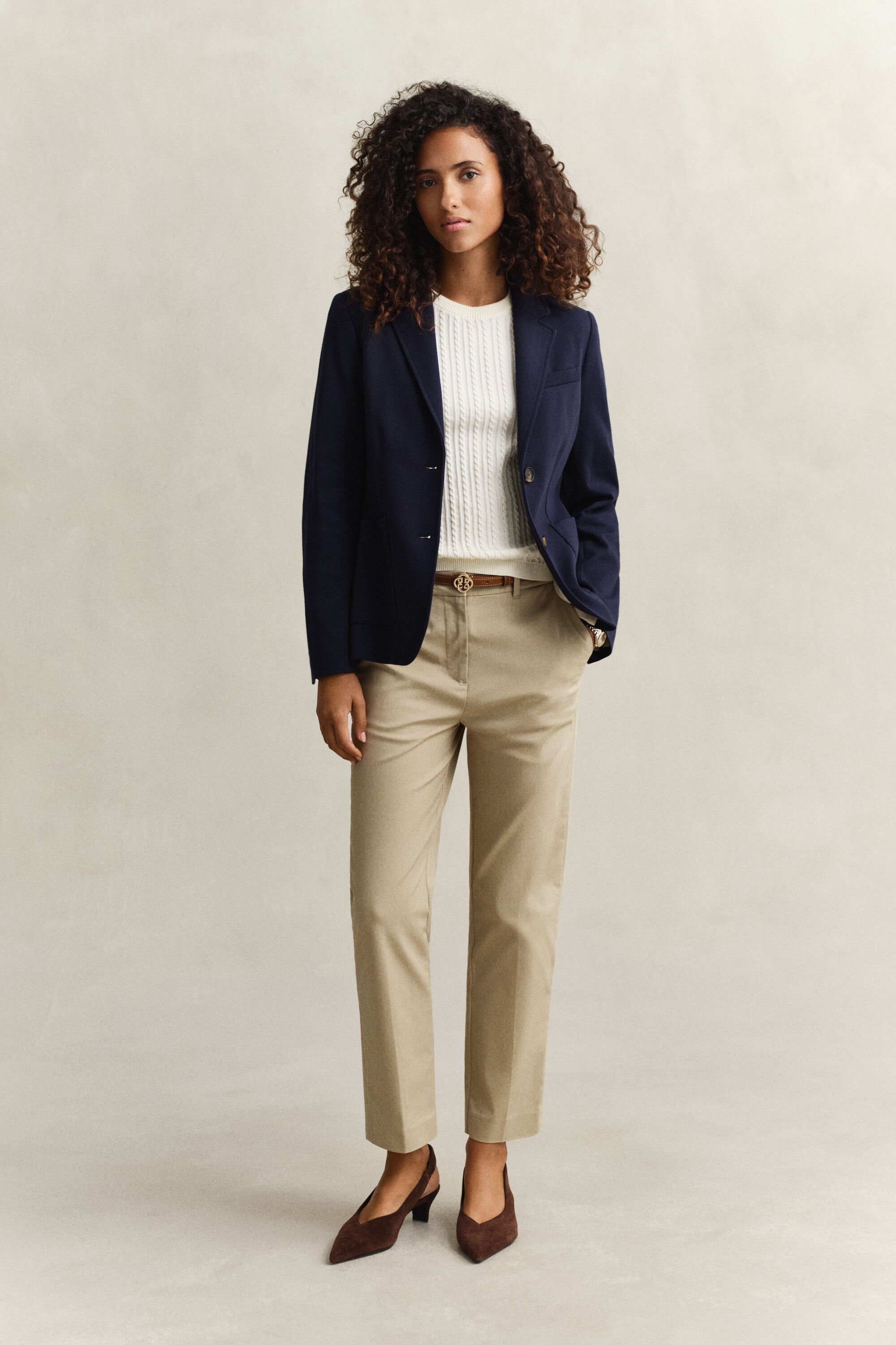 Veste blazer en piqué