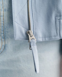 Blouson aviateur en lin mélangé