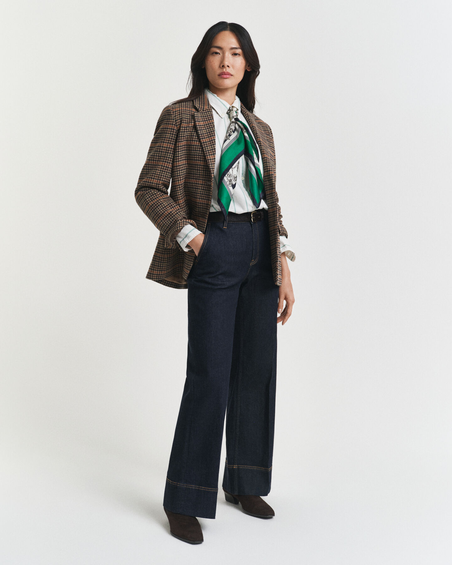 Relaxed Fit Classic Oxford-hemd met strepen