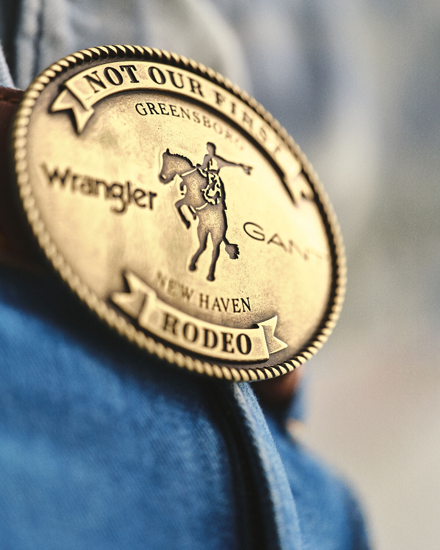 Ceinture en cuir Wrangler x GANT