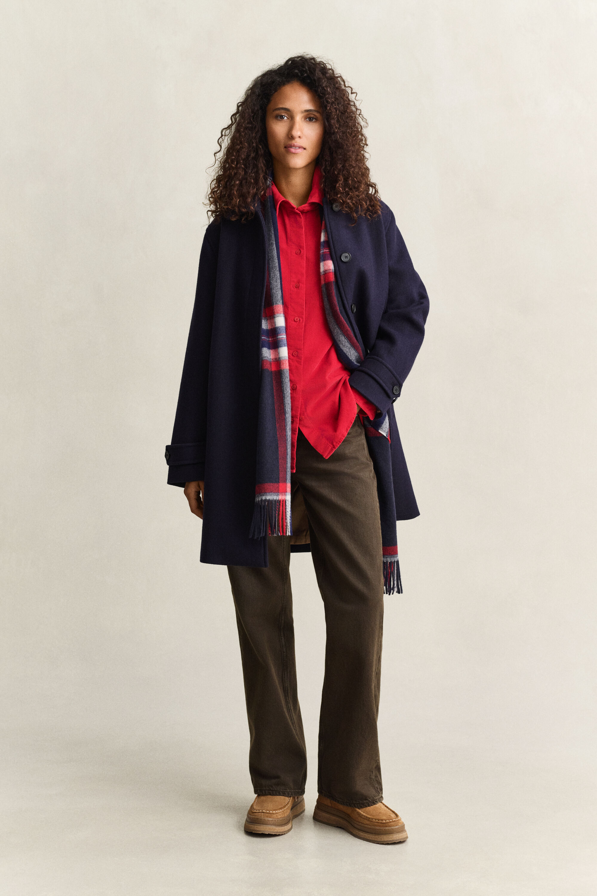 Relaxed corduroy hemd
