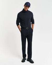 Pantalon de costume slim fit à chevrons