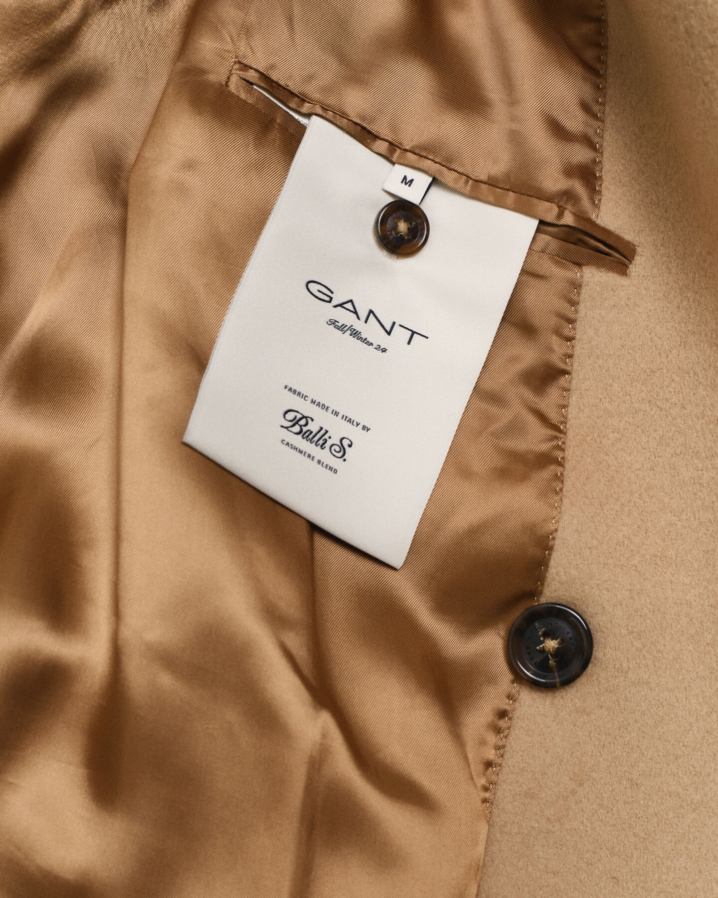 Manteau à boutonnage croisé en laine