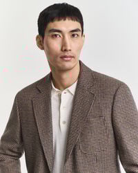 Slim Fit blazer met pied-de-poule ruitje