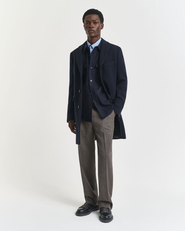 Pantalon de costume à chevrons