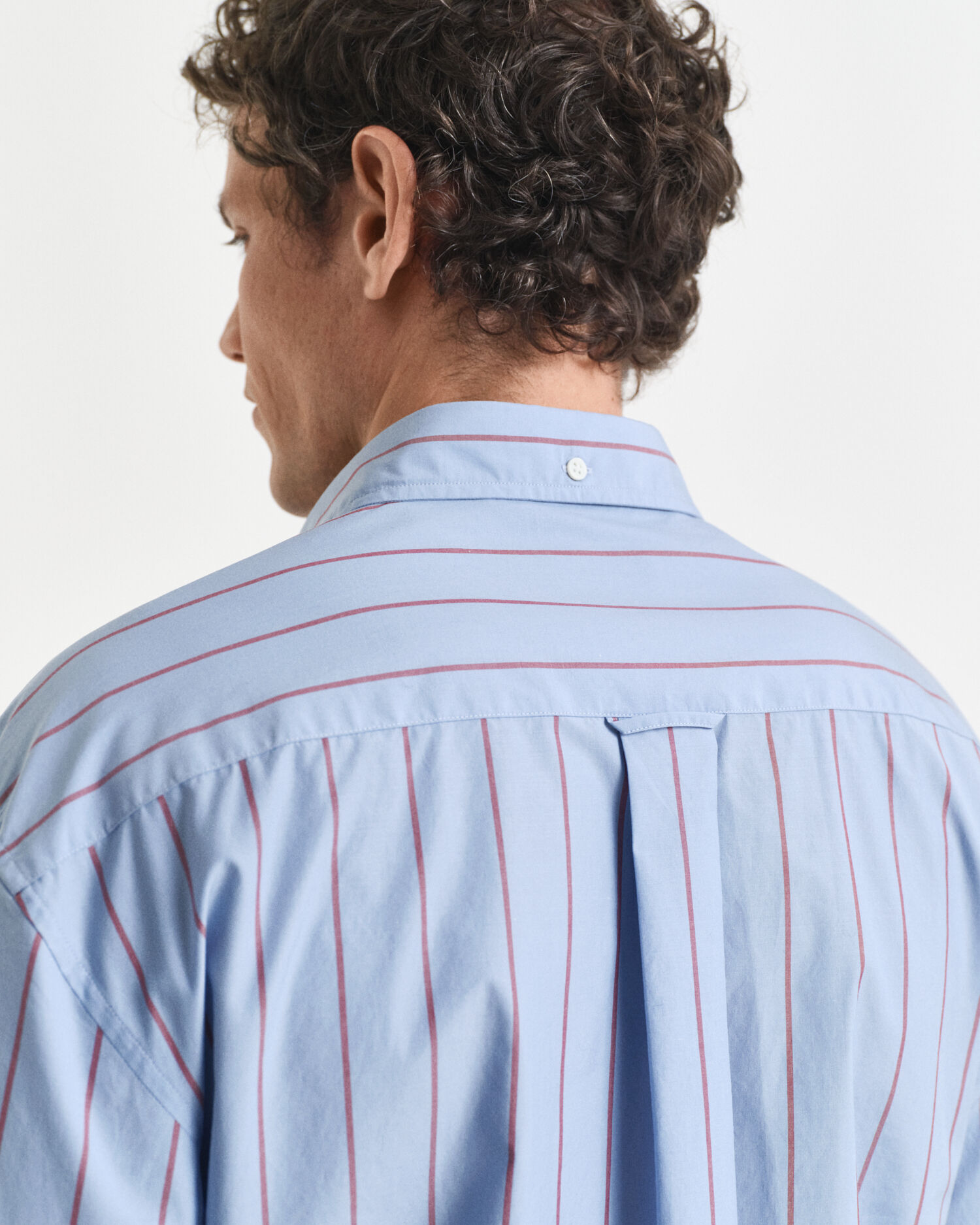 Relaxed Fit Striped Heritage Poplin hemd