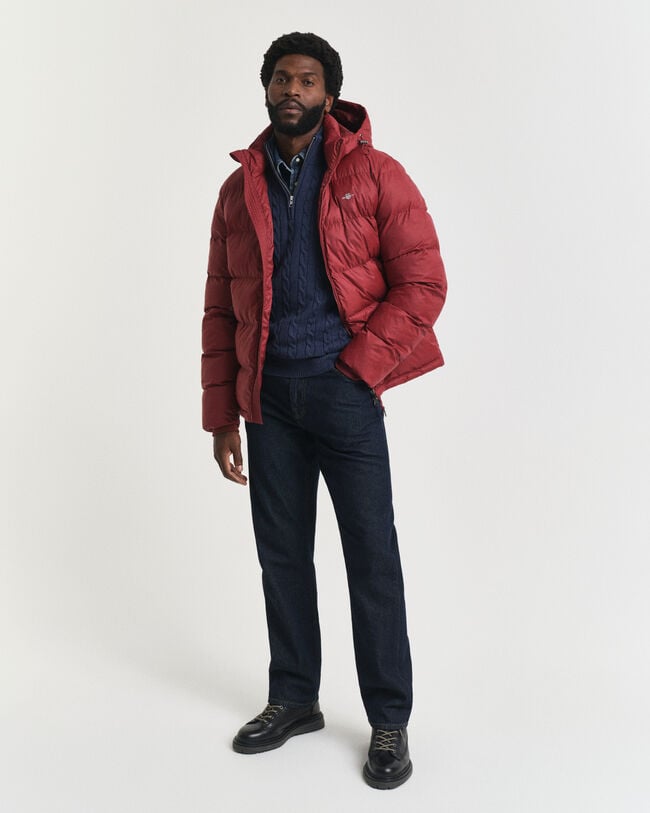 Pull à demi-zip en maille de coton torsadée