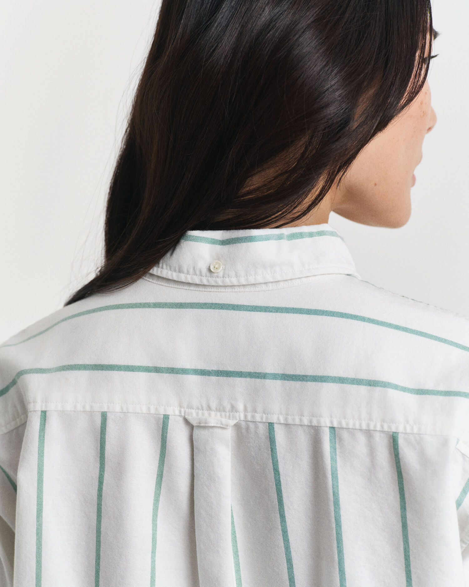 Relaxed Fit Classic Oxford-hemd met strepen