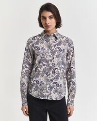 Paisley hemd van katoenen voile