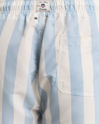 Short de bain à rayures en colour-block