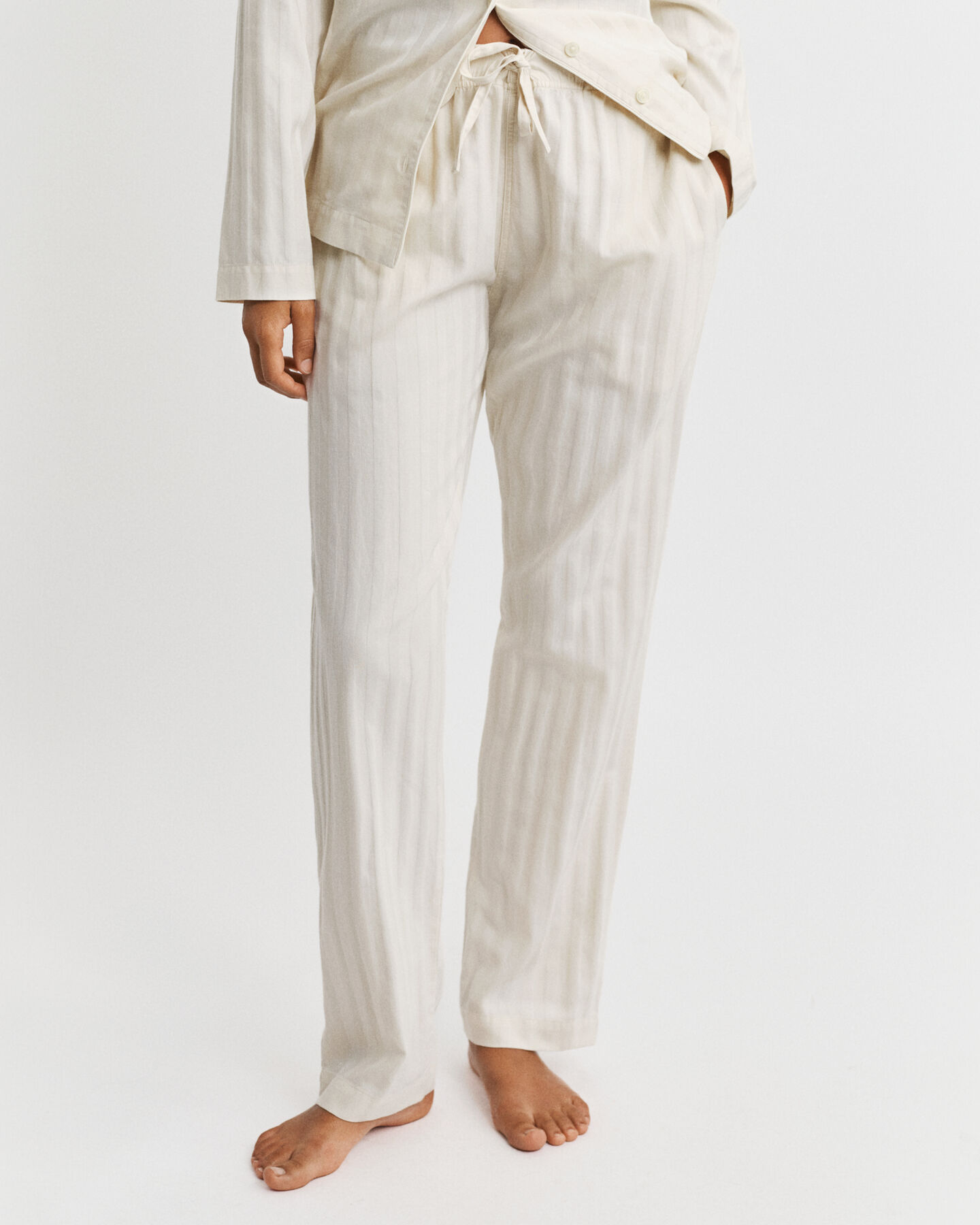 Cadeauset met satijnen pyjama met streepje