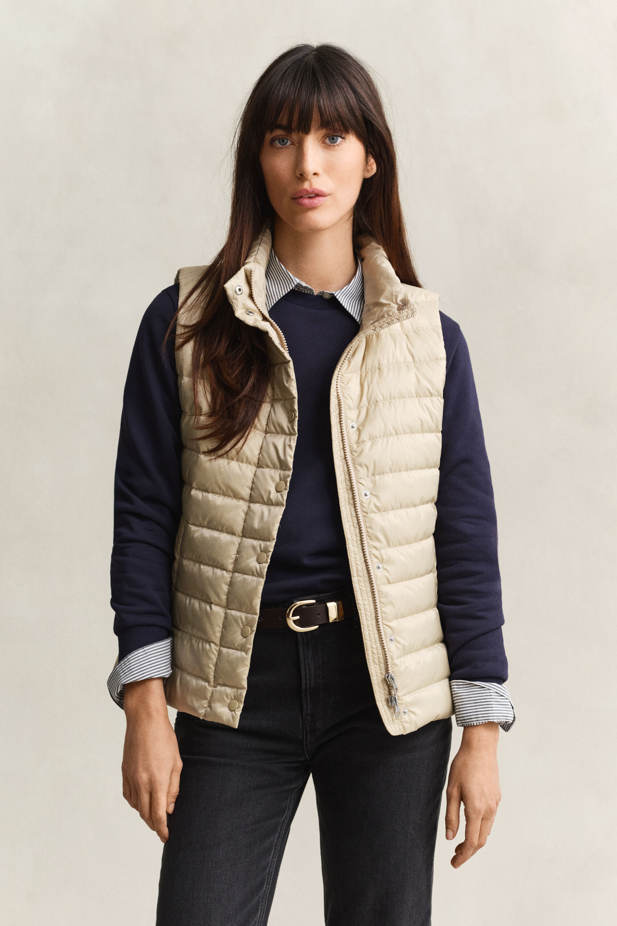 Lichte donsbodywarmer