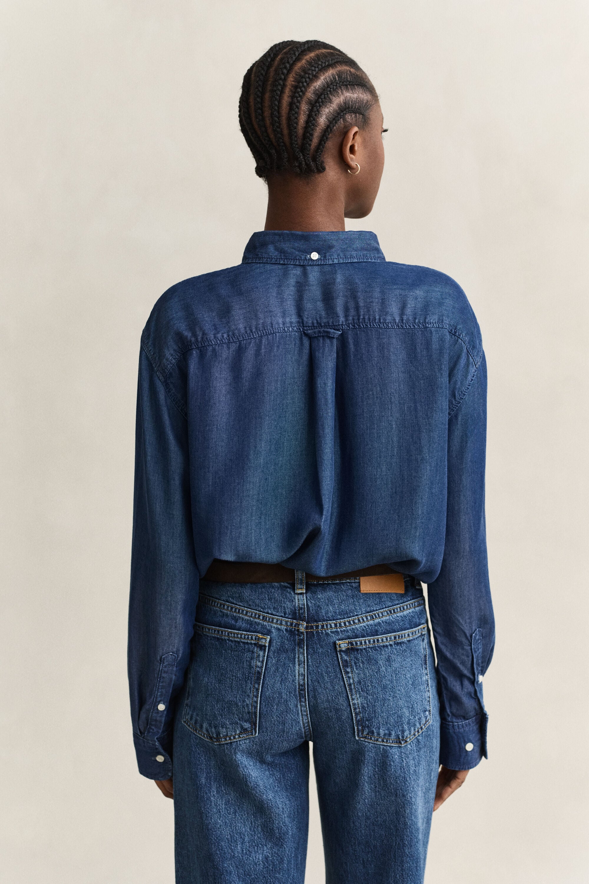 Chemise indigo