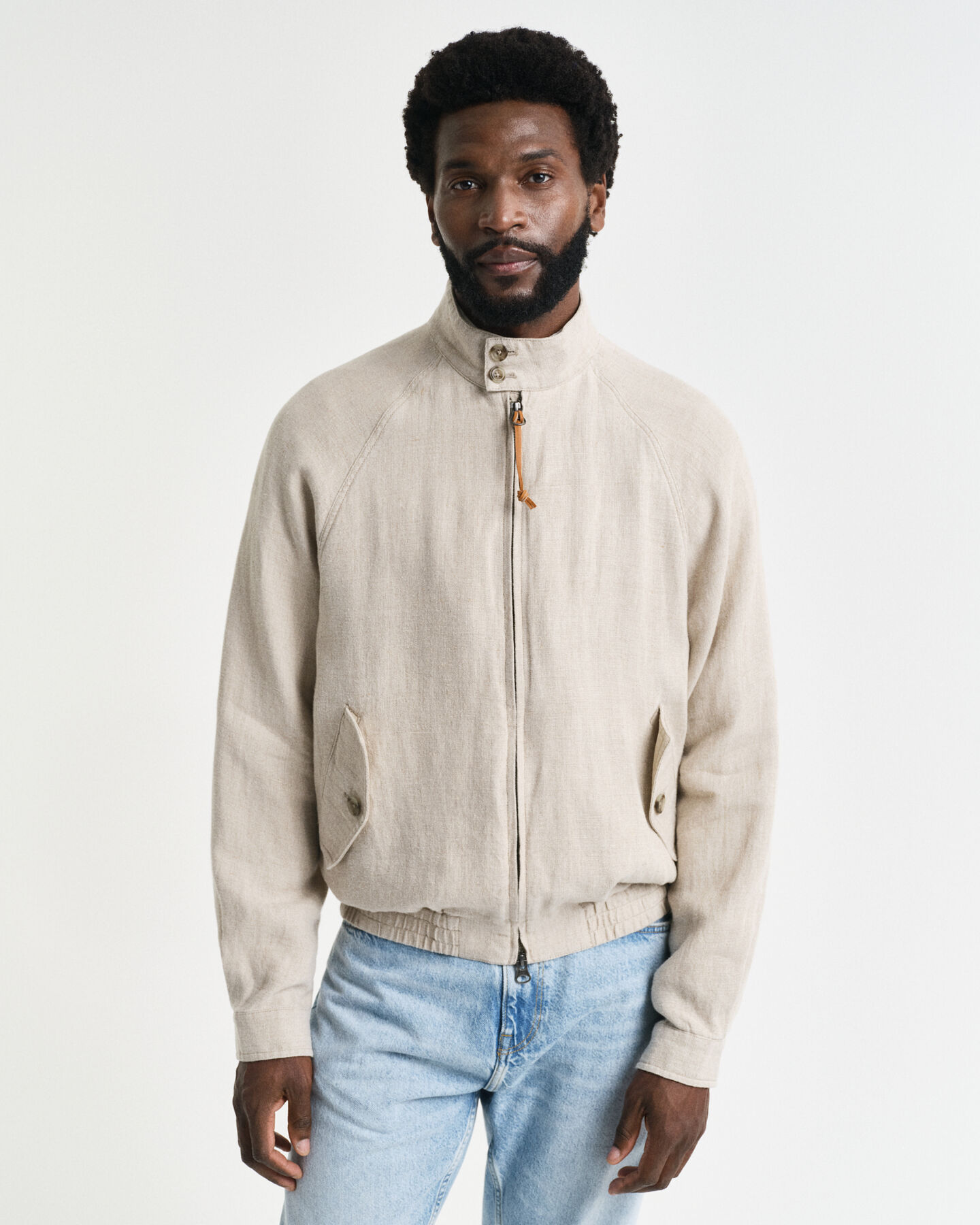 Linnen Harrington jack