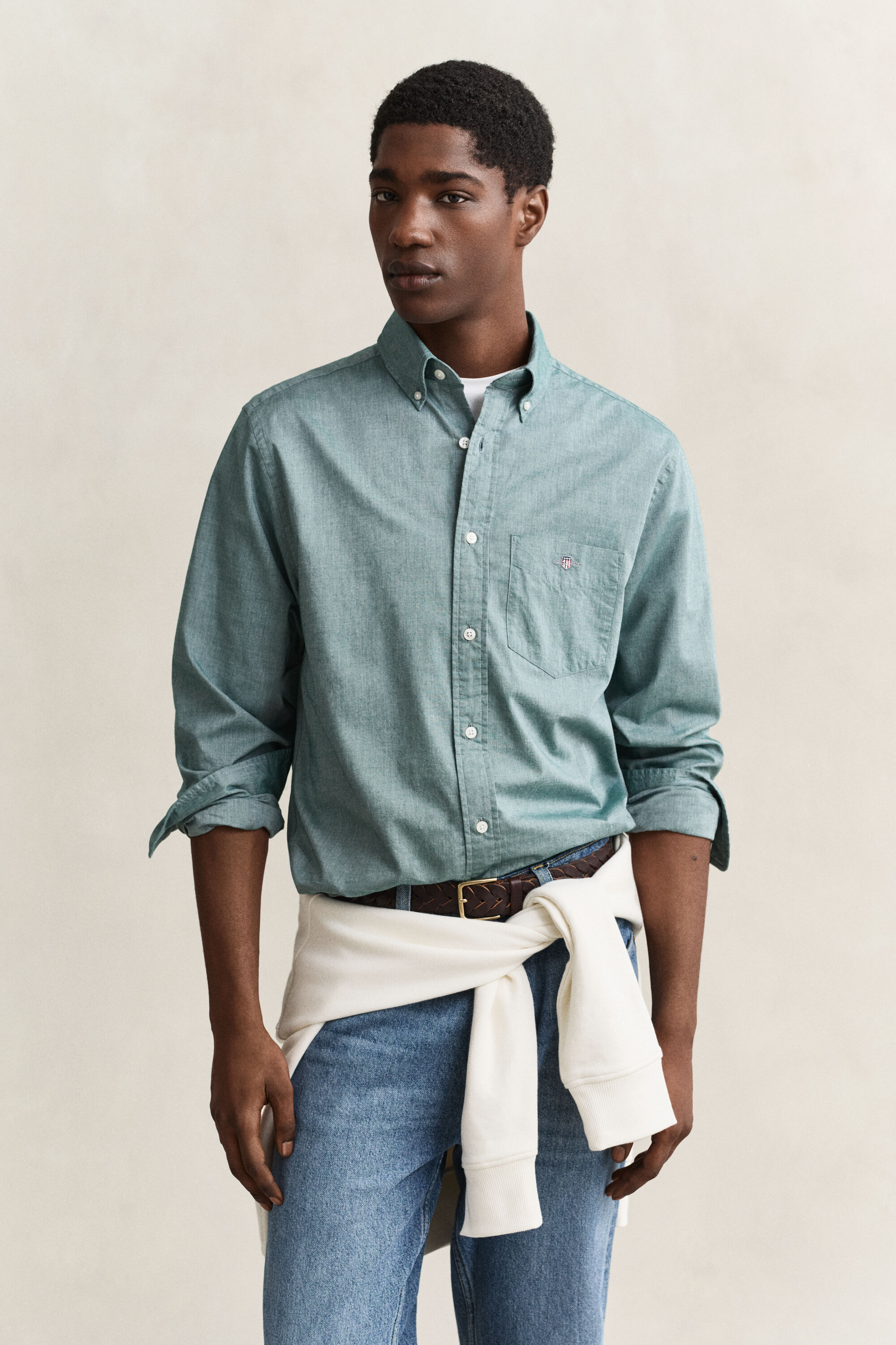 Classic Regular poplin hemd
