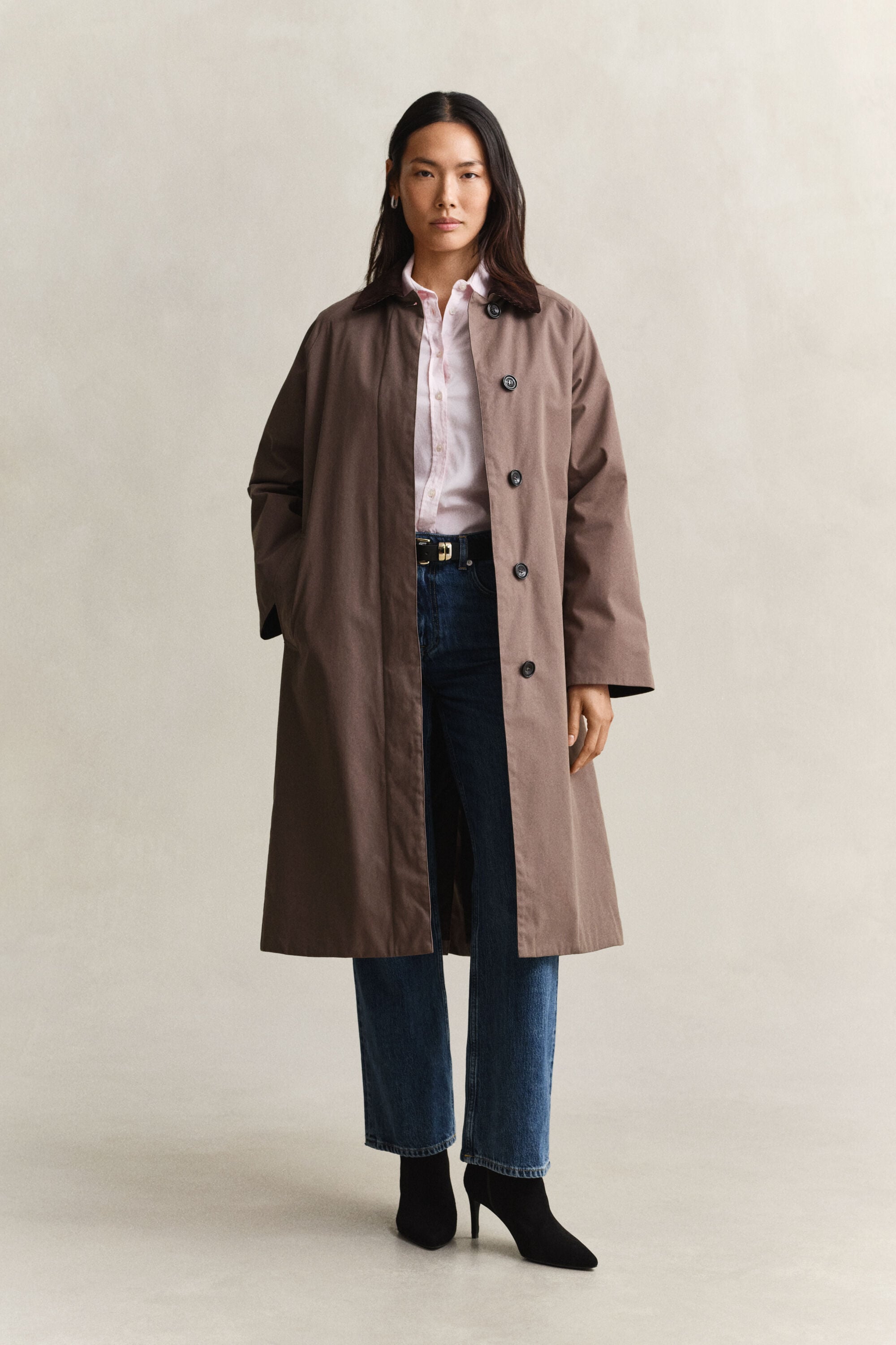 Classic Slim Oxford-hemd met stretch