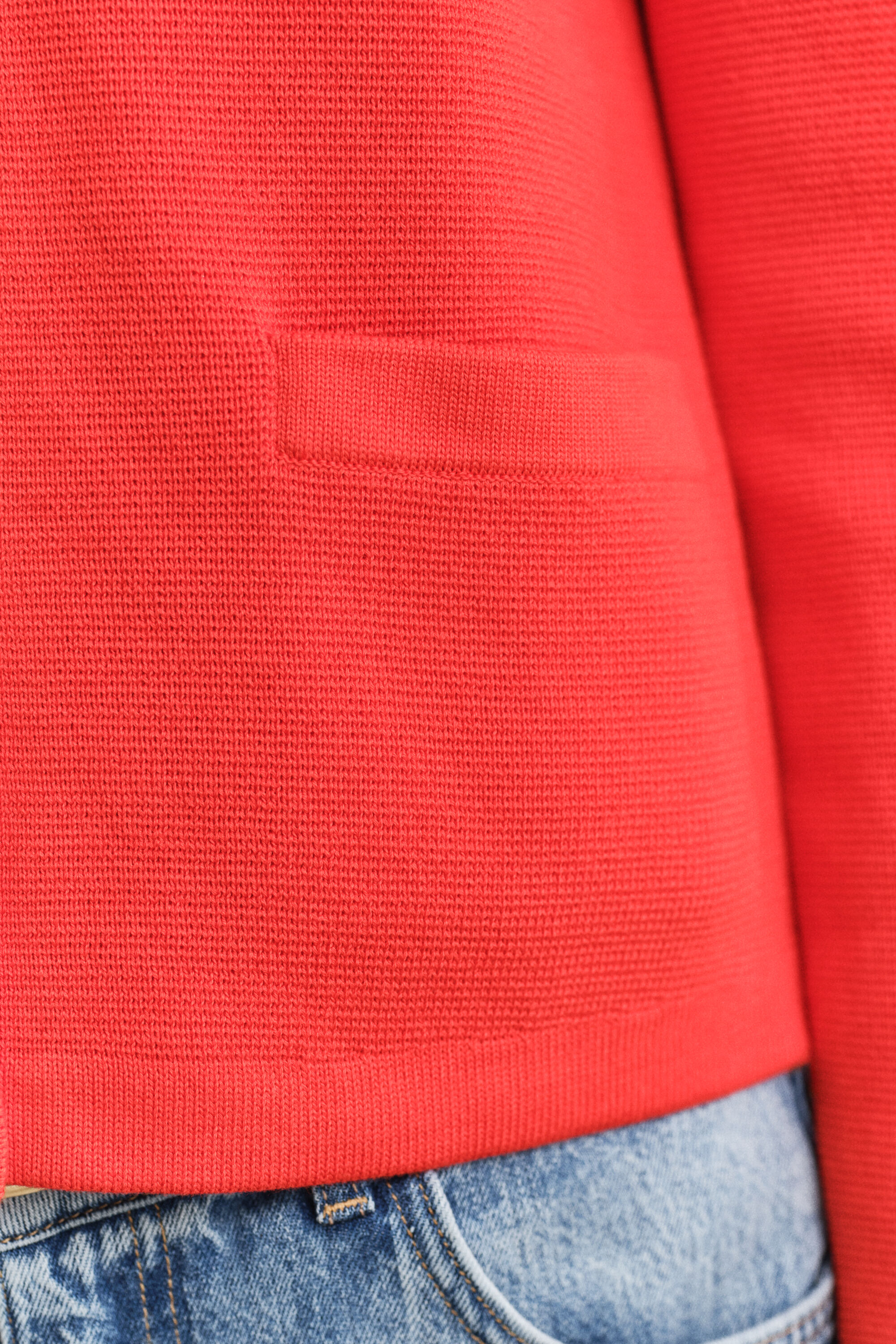 Veste en maille de coton