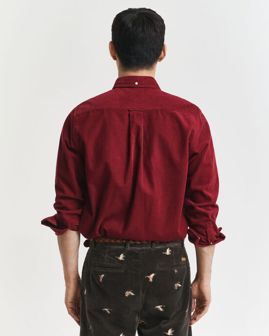 Regular Fit corduroy hemd