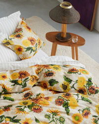 Eenpersoonsdekbedovertrek met Sunflower-print