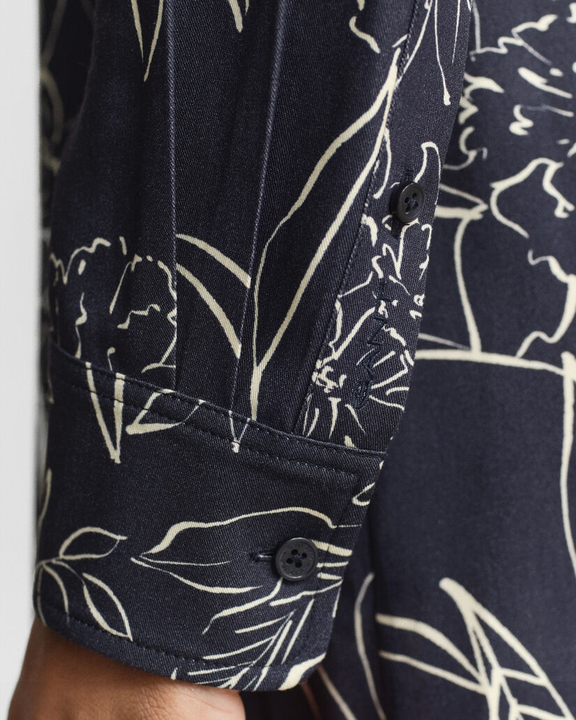 Hemdjurk met bloemenprint